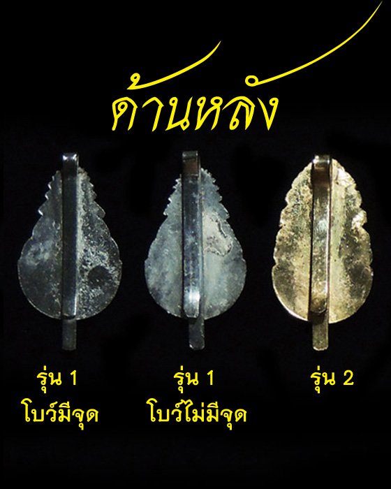 แหนบรุ่นต่างๆ (รุ่น1-รุ่น5) หลวงพ่อฤาษีลิงดำ วัดท่าซุง