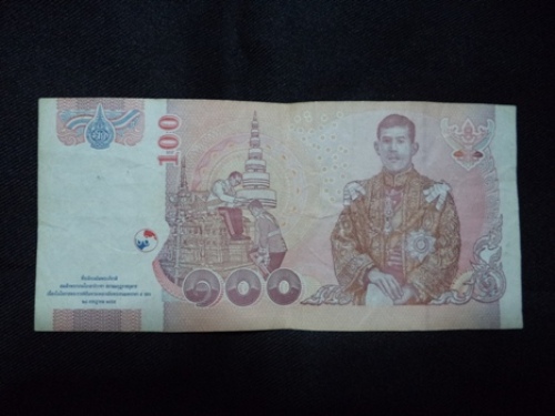 $$เคาะเดียว$$   ธนบัตรที่ระลึกชนิดราคา 100 บาท