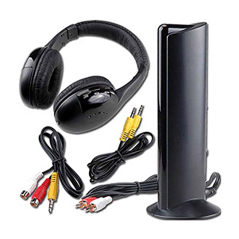 เคาะเดียว (320 บาท) หูฟังไร้สาย 5 in 1 Wireless Headphone and Receiver with MIC