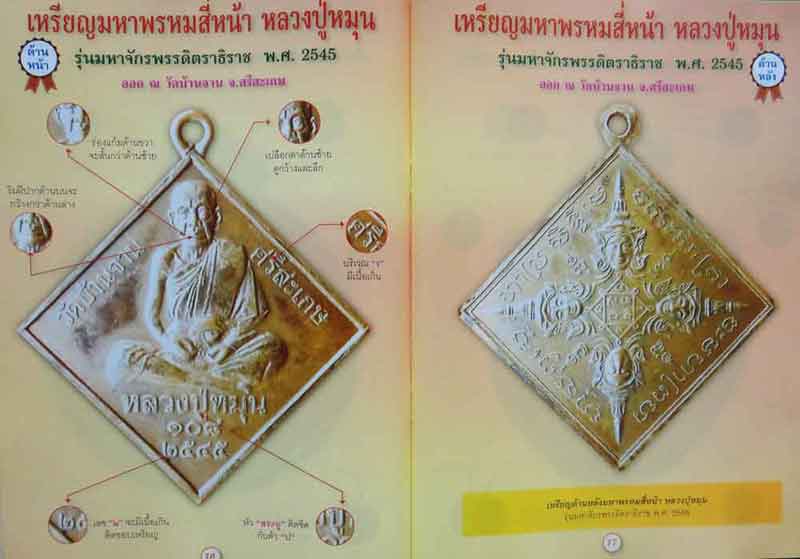 หนังสือ รวมสุดยอดพระเครื่องเมืองสยาม หลวงปู่หมุน ฐิตสีโล อมตเถระ 5 แผ่นดิน กับเหรียญรุ่นแรก