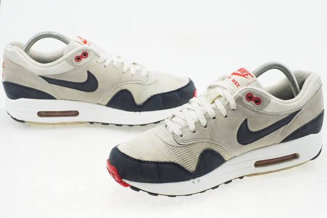  รองเท้า NIKE AIR MAX1 OG Vintage SI/DRK Obsidian - Grey มือ2 ของแท้ เบอร์ 42.5 ( 27 CM. ) 8 US 