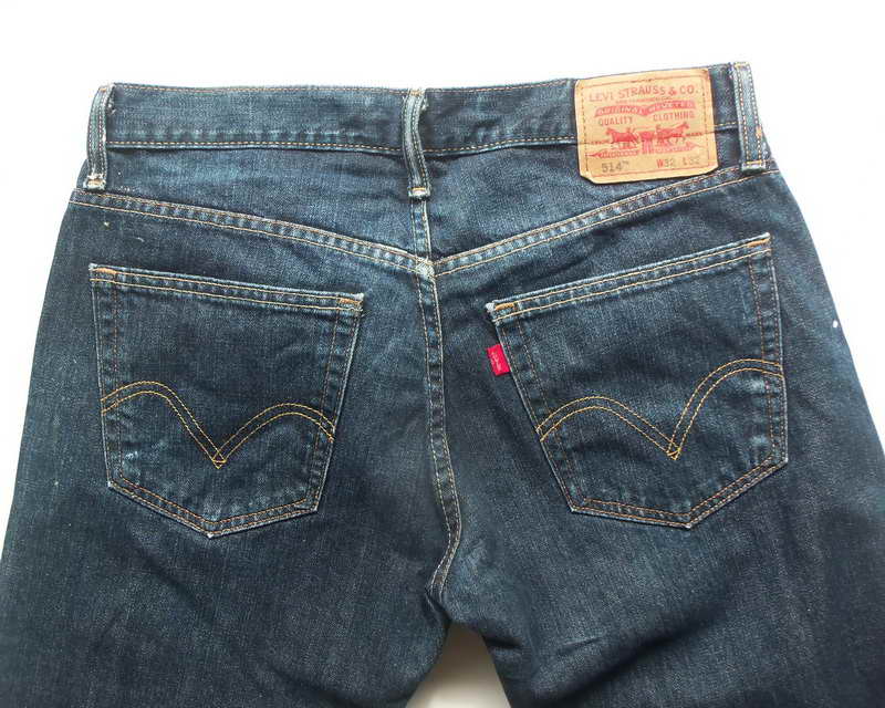 Levi's 514 W32 L32 slim straight midnight blue Made In Mexico