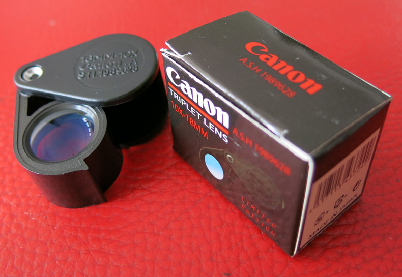 กล้องส่องพระ Canon A.S.H. 1989628 10X - 18 mm. ขนาดเลนส์ กว้าง 18 mm. - สีดำล้วน