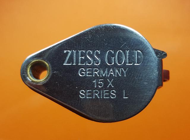 2.กล้องส่องพระ ZIESS GOLD 15x GERMANY บอดี้สแตนเลพลาสติกสีดำ แกนทองเหลือง ยุคเก่า หายากแล้วครับ