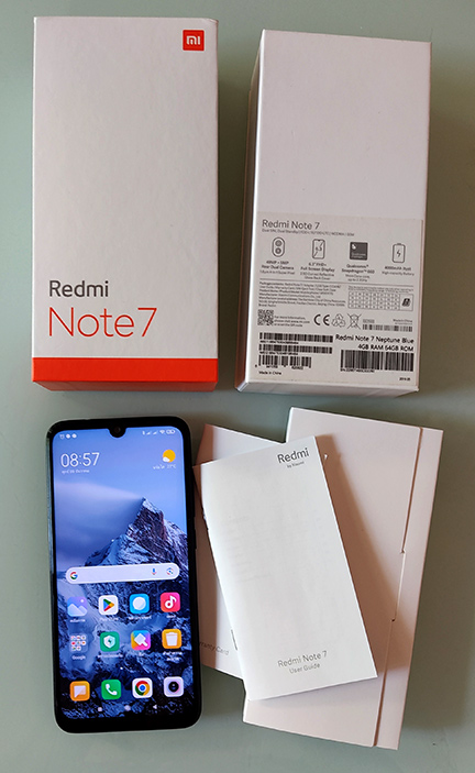 Redmi Note7 เครื่อง+กล่องพร้อมอุปกรณ์ เครื่องศูนย์ไทย สภาพสวยตามรูป ถูกกว่าตามตู้เยอะครับ