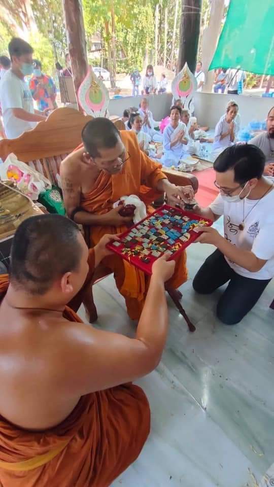 หลวงปู่มหาศิลา สิริจันโท สวนสงฆ์แกเปะ วัดโพธิ์ศรีสะอาด กาฬสินธุ์ พระสมเด็จจิตรบริสุทธิ์