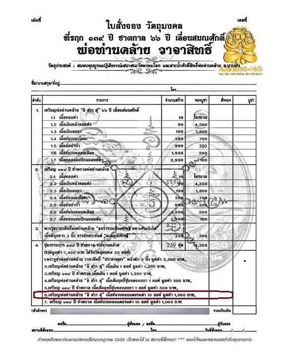 เหรียญพ่อท่านคล้าย วาจาสิทธิ์ "อิ สวา สุ" 66 ปี เลื่อนสมณศักดิ์ เนื้อชนวนทองแดงรมดำ เลข 9