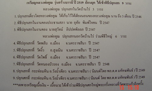 เหรียญหลวงพ่อคูณ รุ่นสร้างบารมี ๒๕๑๙ (ย้อนยุค) เนื้อทองแดง มีจาร สวยๆ ปลุกเสก 9 วาระ(8) - 4