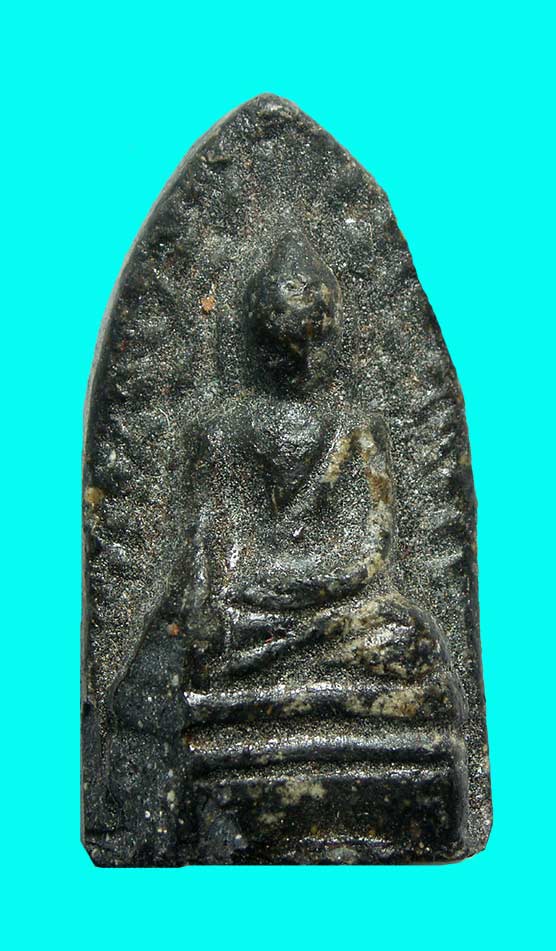 พระรอดรุ่นแรกลพ.แพ วัดพิกุลทอง จ.สิงห์บุรี เนื้อผงใบลาน - 1