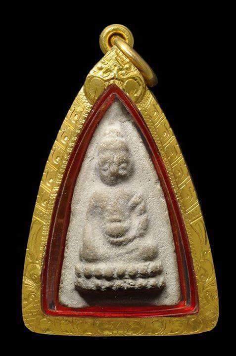 พุทโธน้อยคุณแม่ บุญเรือง เนื้อผง พิมพ์เล็ก - 1