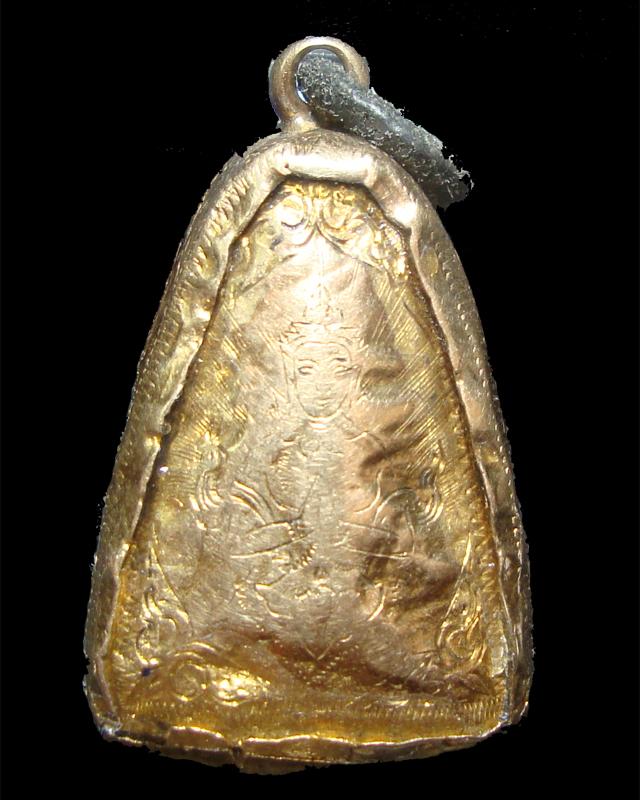 รูปหล่อบรรจุอัฐิหลวงพ่อไปล่ เนื้อตะกั่ว วัดกำแพง - 2