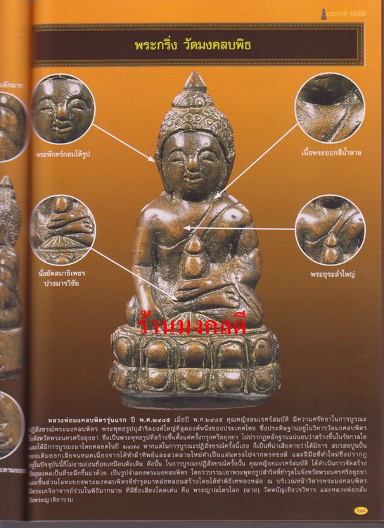 หนังสือรวมพระกริ่ง ยอดนิยม พร้อมชี้ตำหนิ ในการศึกษาสะสม ของพระเครื่องเมืองพุทธ*เล่มใหม่ - 2