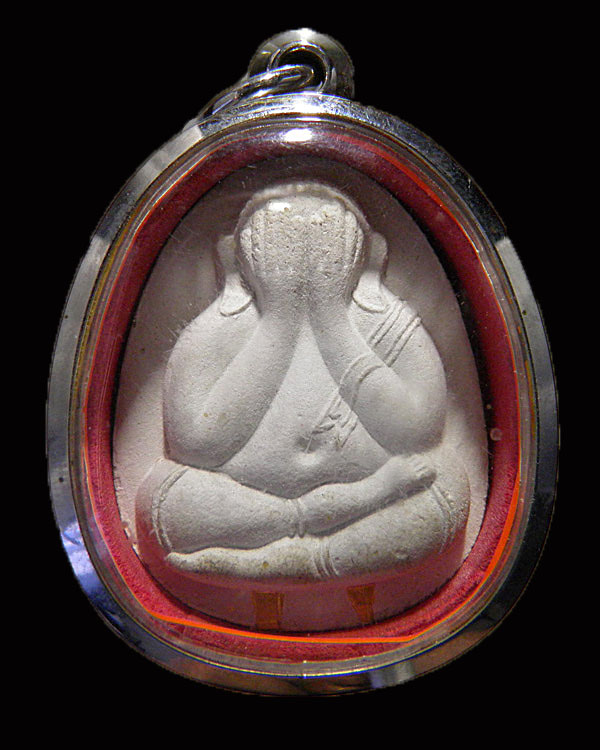 พระปิดตาเนื้อผงจัมโบ้ หลวงปู่โต๊ะ วัดประดู่ฉฉิมพลี รุ่น เพชรรุ่งโรจน์ ตะกรุด ทองคำคู่ ปี 2535 พิธีมห - 4