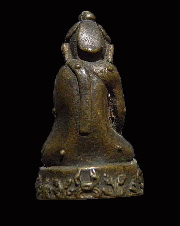 พระอุปคุต หรือพระกริ่งบัวเข็ม วัดคุ้งตำหนัก จ.เพชรบุรี หลวงพ่ออุตตมะ จัดสร้าง ปลุกเสกตำหรับวิชาสายพร - 2