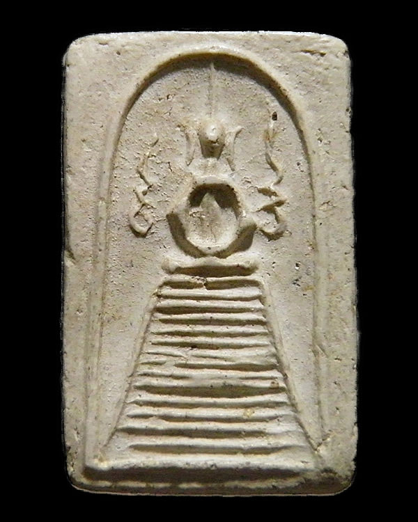 พระสมเด็จพิมพ์แซยิด (หายาก) หลวงปู่เลี่ยม วัดศรีเรืองบุญ ปี 2497 ผสมผงเก่า หลวงปู่ภู วัดอินทรวิหาร พ - 1