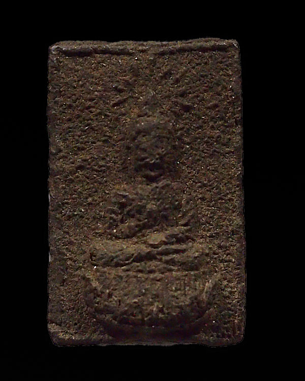 พระผงของขวัญ พิมพ์ประทานพร พระครูประกาศสมาธิคุณ วัดมหาธาตุ กทม. ปี 2506 เนื้อว่าน หายากแล้วครับ *** - 1