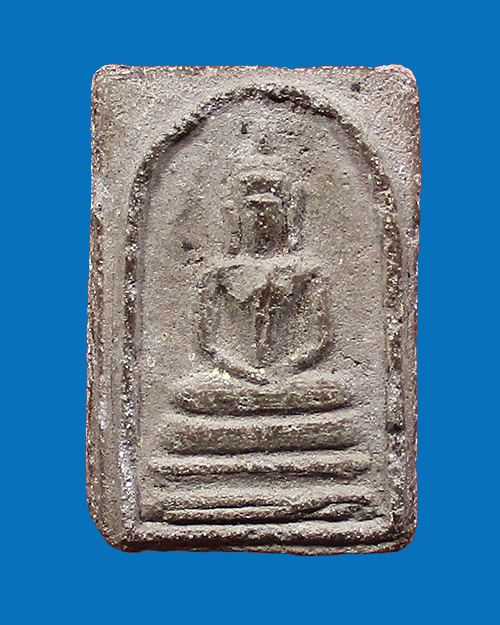 พระสมเด็จพระครูมูล วัดประสาทฯ ปี 2506 พิมพ์เล็ก เนื้อผง (ดำ) กรุงเทพฯ - 1