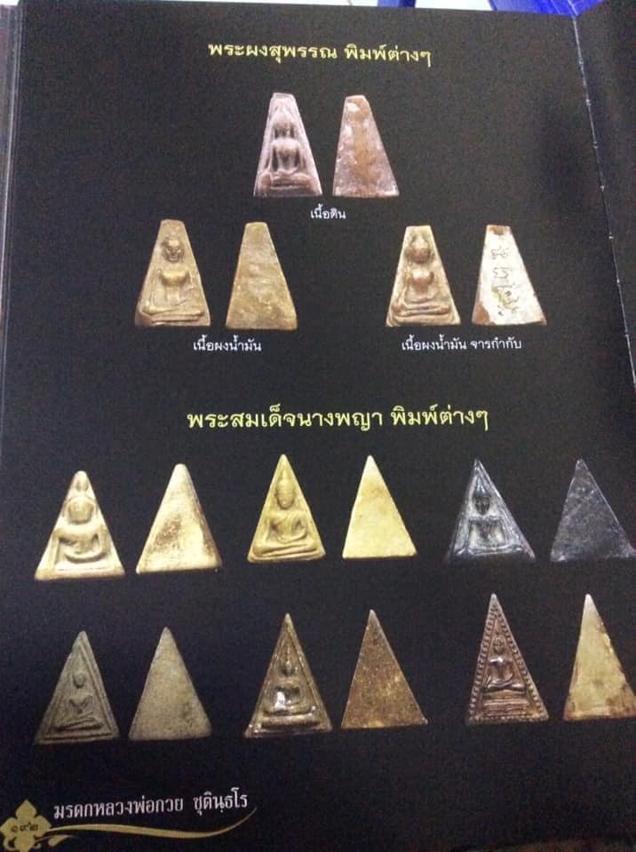 พระผงสุพรรณ หลวงพ่อกวย ปี 15 พร้อมบัตรรับรอง เนื้อผงน้ำมัน หลังลายนิ้วมือ วัดโฆสิตาราม จ.ชัยนาท - 5