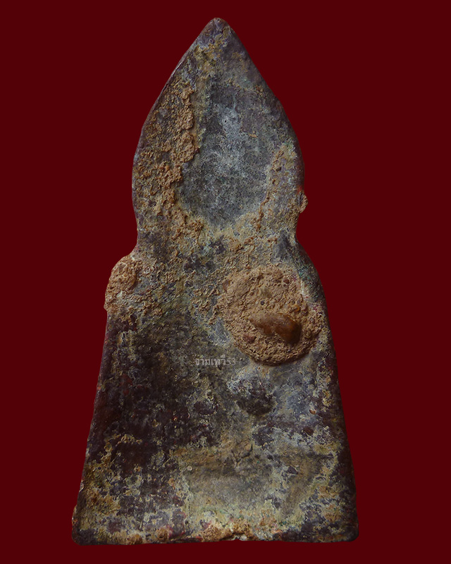 พระอู่ทองตะกวน เนื้อตะกั่วสนิมแดง - 2