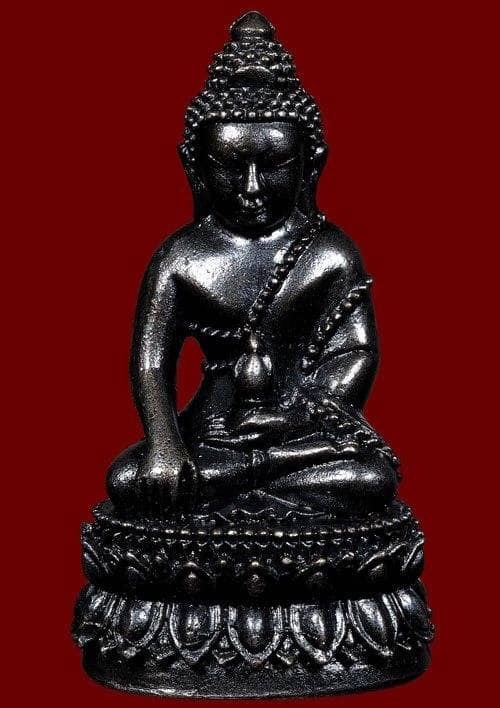 กริ่งชินบัญชรหลวงพ่อสิงห์วัดเขาหวายเนื้อเหล็กน้ำพี้รุ่นแรกสร้าง 599 องค์ - 1