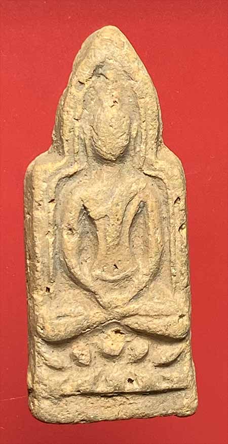 พระเนื้อดิน กรุวัดเลียบ กทม - 1