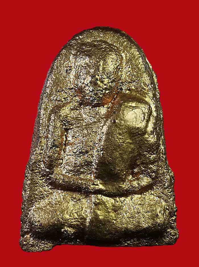 พระเนื้อว่านหลวงพ่อจีด วัดถ้ำเขาพลู จ.ชุมพร ปี 16 ทาทอง # 2 - 1