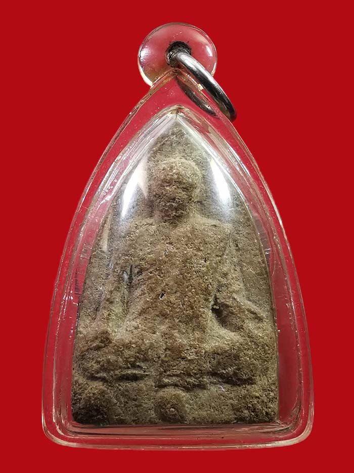 พระเนื้อว่านพิมพ์กลีบบัว อาจารย์เลื่อน วัดสามแก้ว จ.ชุมพร ปี 06 องค์ที่ 3 - 1