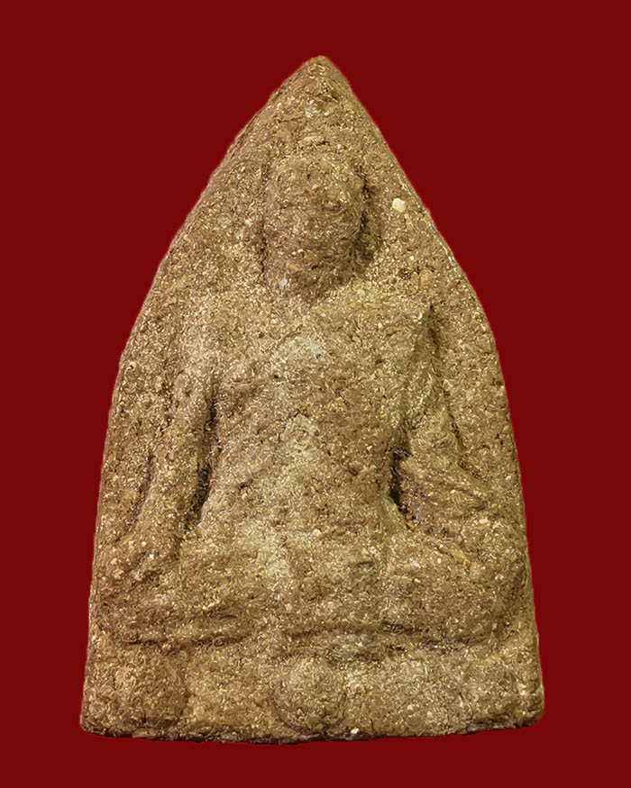 พระเนื้อว่านพิมพ์กลีบบัว อาจารย์เลื่อน วัดสามแก้ว จ.ชุมพร ปี 06 องค์ที่ 4 - 1