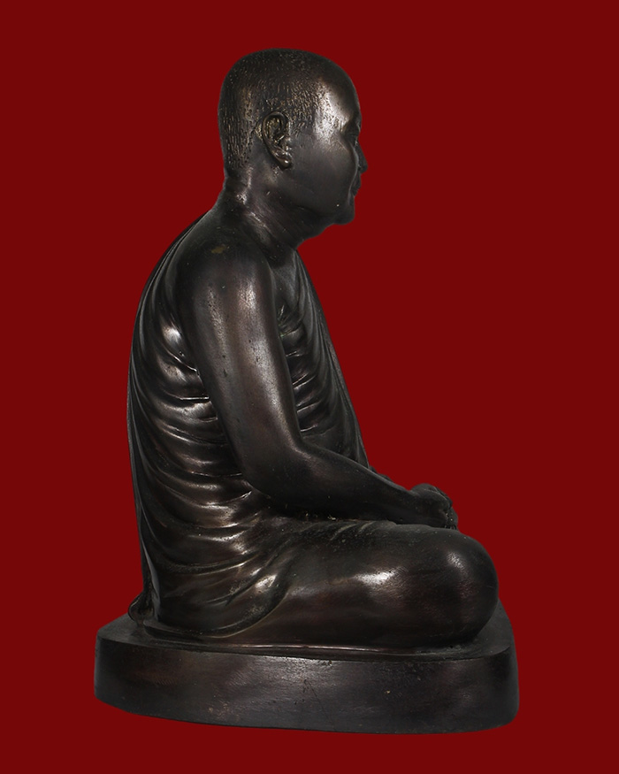 พระบูชารุ่นแรกอาจารย์ตุด วัดธรรมถาวร จ.ชุมพร ปี 46 ขนาด 9 นิ้ว พิเศษมีแป้งเจิม - 4