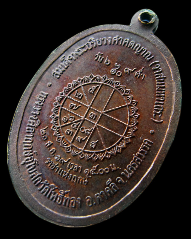 เหรียญราชาฤกษ์ (รุ่นหลังยันต์ดวง) หลวงปู่สี ฉนฺทสิริ วัดเขาถ้ำบุญนาค จ.นครสวรรค์ พ.ศ.2519 - 2