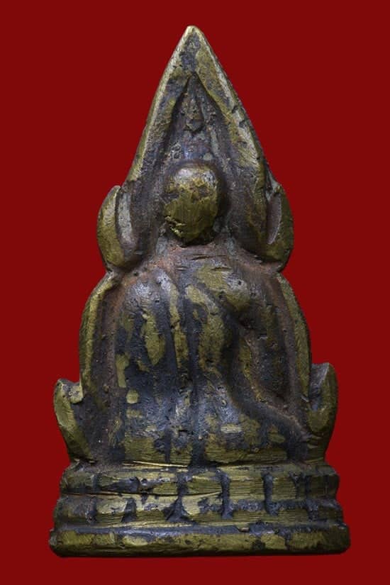 รูปหล่อ พระพุทธชินราช รุ่น อินโดจีน วัดสุทัศ ปี 2485 พิมพ็สังฆาฏิยาว มีโค็ต - 2