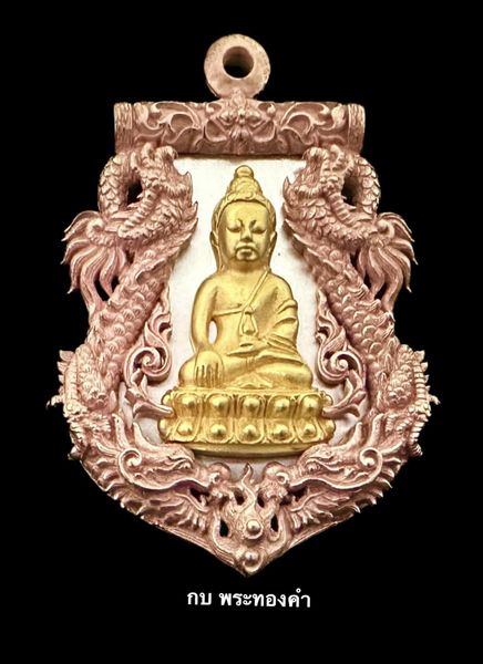 เหรียญพระพุทธปวเรศ เนื้อสามกษัตริย์ องค์ทองคำและตะกรุดทองคำ+เนื้อนาก +เนื้อเงิน หมายเลข 26  - 2