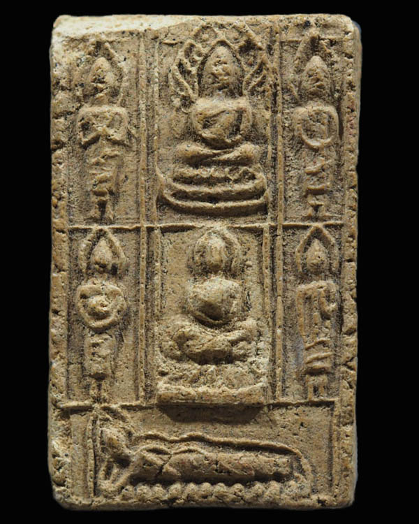 พระผงกระดูกผี พิมพ์พระประจำวัน พระหลวงพ่อพุ่ม วัดโคกสวาย ท่านจัดสร้างเมื่อ ปี ๒๔๗๓ พระเก่าหายาก ประส - 1