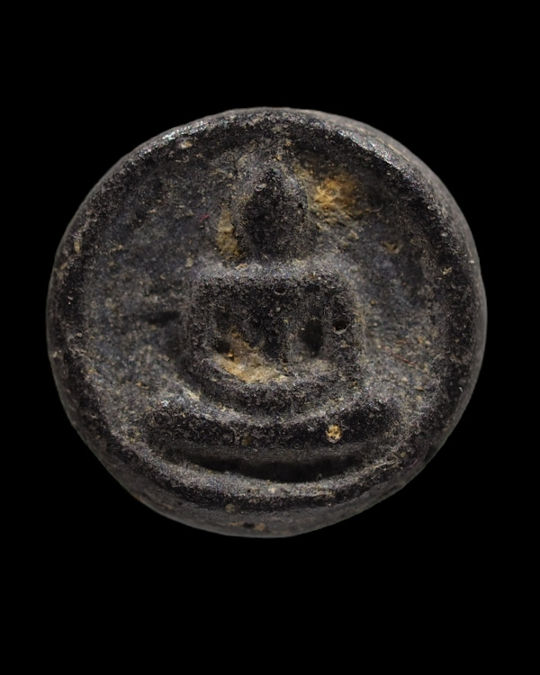 สมเด็จจันทร์ลอย หลวงปู่ลำภู วัดใหม่อมตรส ปี 2502 เนื้อผง พิมพ์ใหญ่ ยุคต้นสภาพสวย หายาก - 1