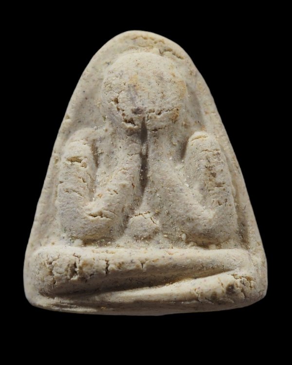 พระปิดตาผสมผงเก่าบางขุนพรหม อาจารย์เชื้อ วัดสะพานสูง กรุงเทพฯ ปี ๒๕๐๕ สภาพสวย (พิมพ์นี้ได้รับการปลุก - 1