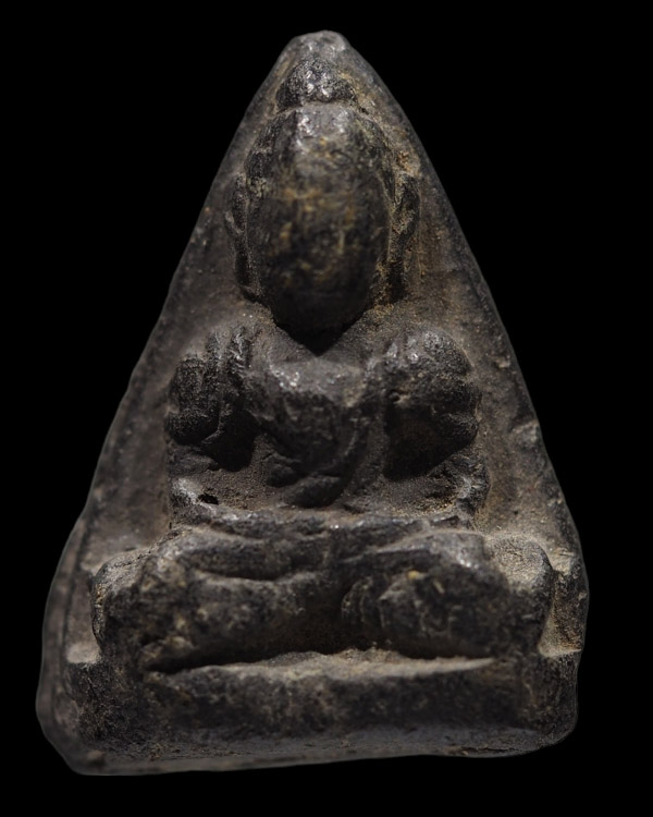 พระขุนพลลำพูนดำ หลวงพ่อตุ้ม วัดห้วยเสือ จ.เพชรบุรี พระเก่าประสบการณ์สูง หายากแล้วครับ สำหรับพระลำพู - 1