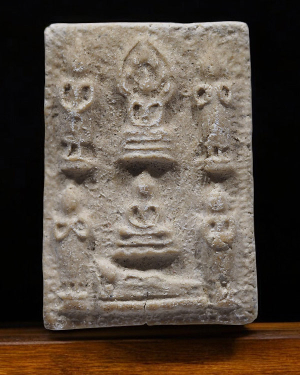 พระประจำวัน วัดประสาทบุญญาวาส กรุงเทพฯ ปี ๒๕๐๖ มวลสารผสมผงวัดระฆัง และสมเด็จบางขุนพรหม หายากครับ ** - 2