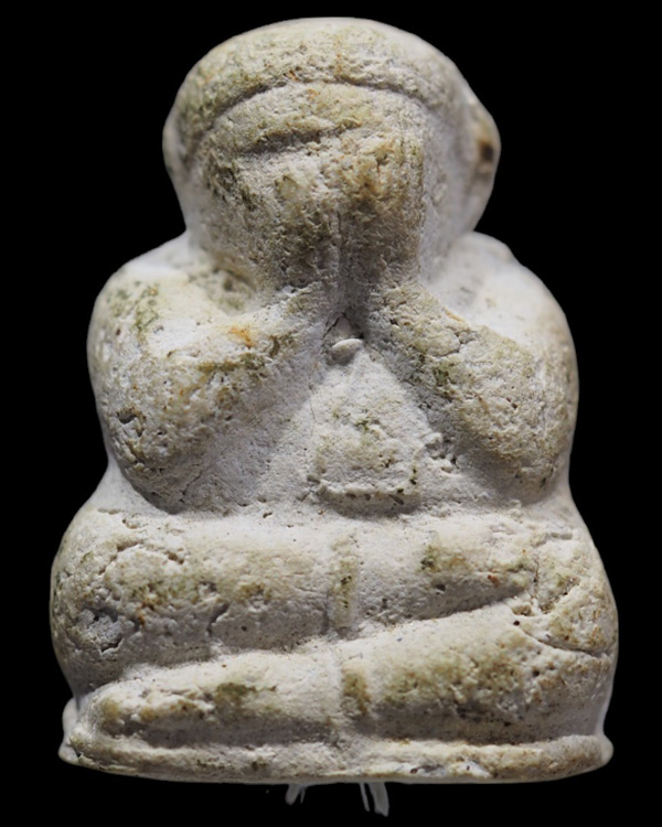 พระปิดตาผงจินดามณี หลวงปู่ทองอยู่ วัดท่าเสา จ.สมุทรสาคร ปี 2525 ขนาดบูชา พิมพ์ใหญ่ หน้าตัก 1นิ้ว - 2