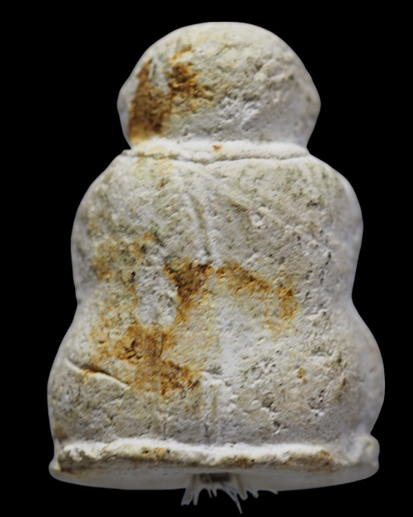 พระปิดตาผงจินดามณี หลวงปู่ทองอยู่ วัดท่าเสา จ.สมุทรสาคร ปี 2525 ขนาดบูชา พิมพ์ใหญ่ หน้าตัก 1นิ้ว - 3