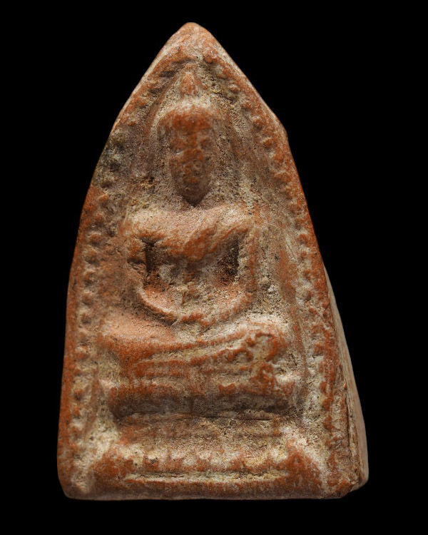 พระเนื้อดิน พระยศเศรษฐี วัดศิลาชลเขต จ.นครศรีธรรมราช ปี ๒๕๐๙ พ่อท่านคล้าย + หลวงปู่เขียว วัดหลงบล ปล - 2