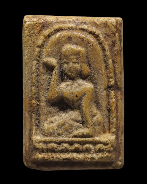 นางกวักหลวงพ่อกวย วัดโฆสิตาราม จ.ชัยนาท เนื้อผงน้ำมัน ***สภาพผ่านการใช้ เก่าเดิม พระบ้าน - 2