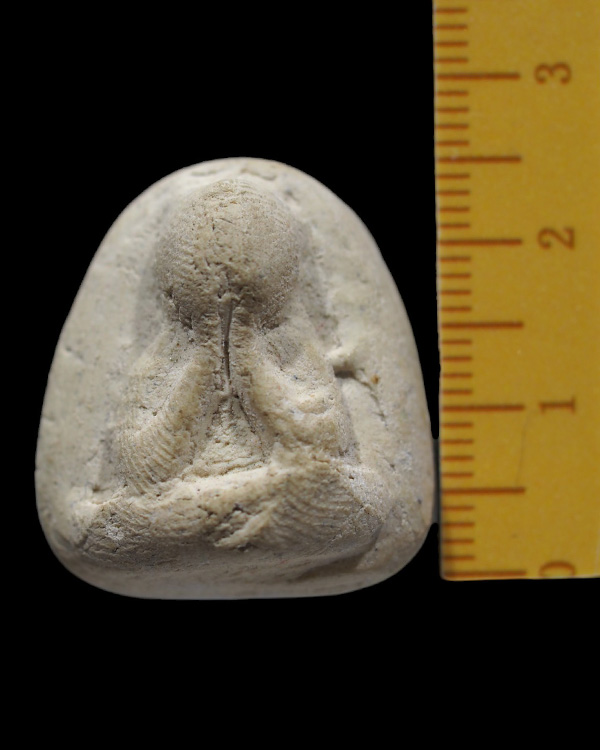 พระผงพิมพ์ปิดตา (หายาก) วัดราชสิทธาราม( วัดพลับ ) ปี๒๕๑๖ ใช้ผงเก่าจำนวนมากมาบดเป็นมวลสาร หลวงปู่โต๊ะ - 4