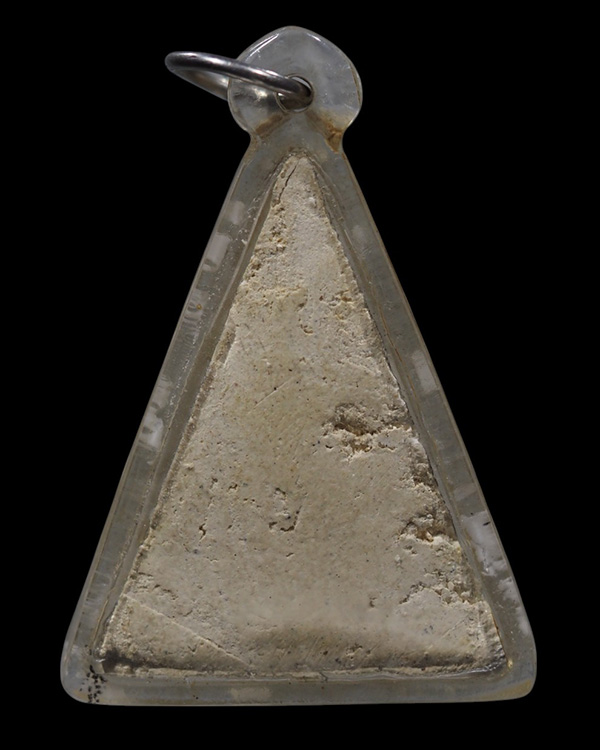 พระผงพิมพ์อู่ทอง สามเหลี่ยม วัดอ่างทองวรวิหาร ปี พ.ศ.2491 มวลสารสมเด็จเกศไชโย ที่ชำรุด จำนวนมาก หากย - 3