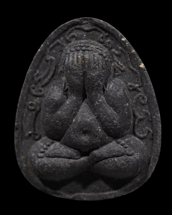 พระปิดตาจัมโบ้ หลังยันต์ไก่เถื่อน พิมพ์ใหญ่ หลวงปู่วิเวียร วัดดวงแข กรุงเทพฯ ปี 2536 สุดยอดเมตามหานิ - 2