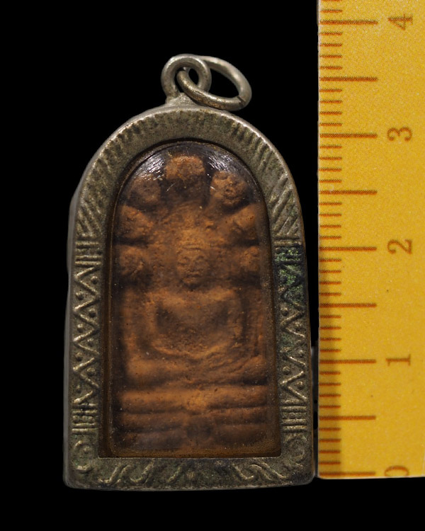 พระผงว่านนาคปรกพิมพ์ใหญ่ องค์พระธาตุพนม ปี๒๕๑๘ พิธีปลุกเสกใหญ่ อาจาย์ฝั้น, หลวงปู่จันทร์ วัดศรีเทพฯ - 4