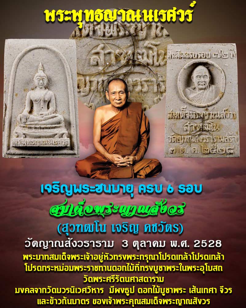 พระพุทธญาณนเรศวร์ สมเด็จพระญาณสังวร พ.ศ.2528 - 1