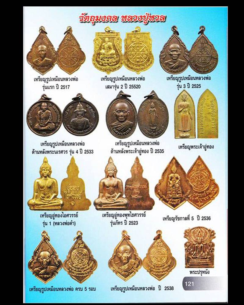 เหรียญปั๊ม พิมพ์พระอู่ทองพุทไธศวรรย์ หลวงพ่อหวล วัดพุทไธศวรรย์ ปี2523 - 4