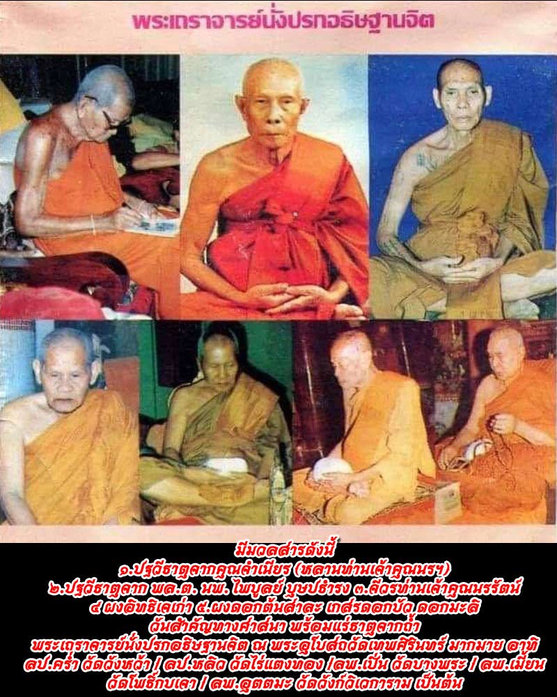 พระผงใบโพธิ์  ผสมปฐวีธาตุ เจ้าคุณนรฯ ปี 2538 - 1