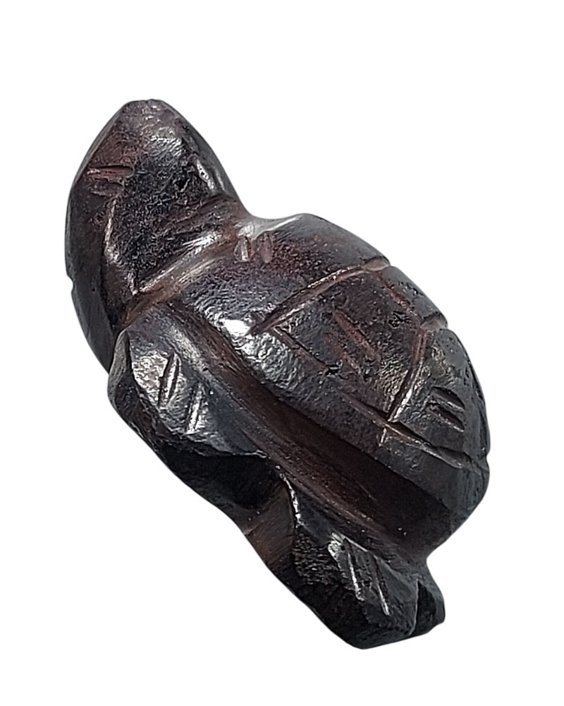 พญาเต่าเรือน แกะจากแร่โครตเหล็กไหลเขาอึมครึม หลวงพ่ออุทัย ปภงฺกโร - 2