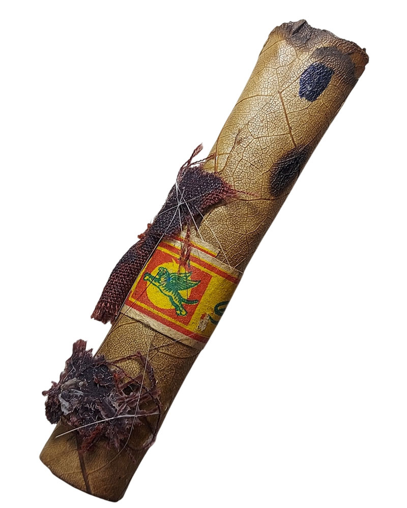 ก้นยาสูบ จีวร ชานหมาก เกศา ครูบาออ สำนักสงฆ์พระธาตุดอยจอมแวะ จ.เชียงใหม่ - 2